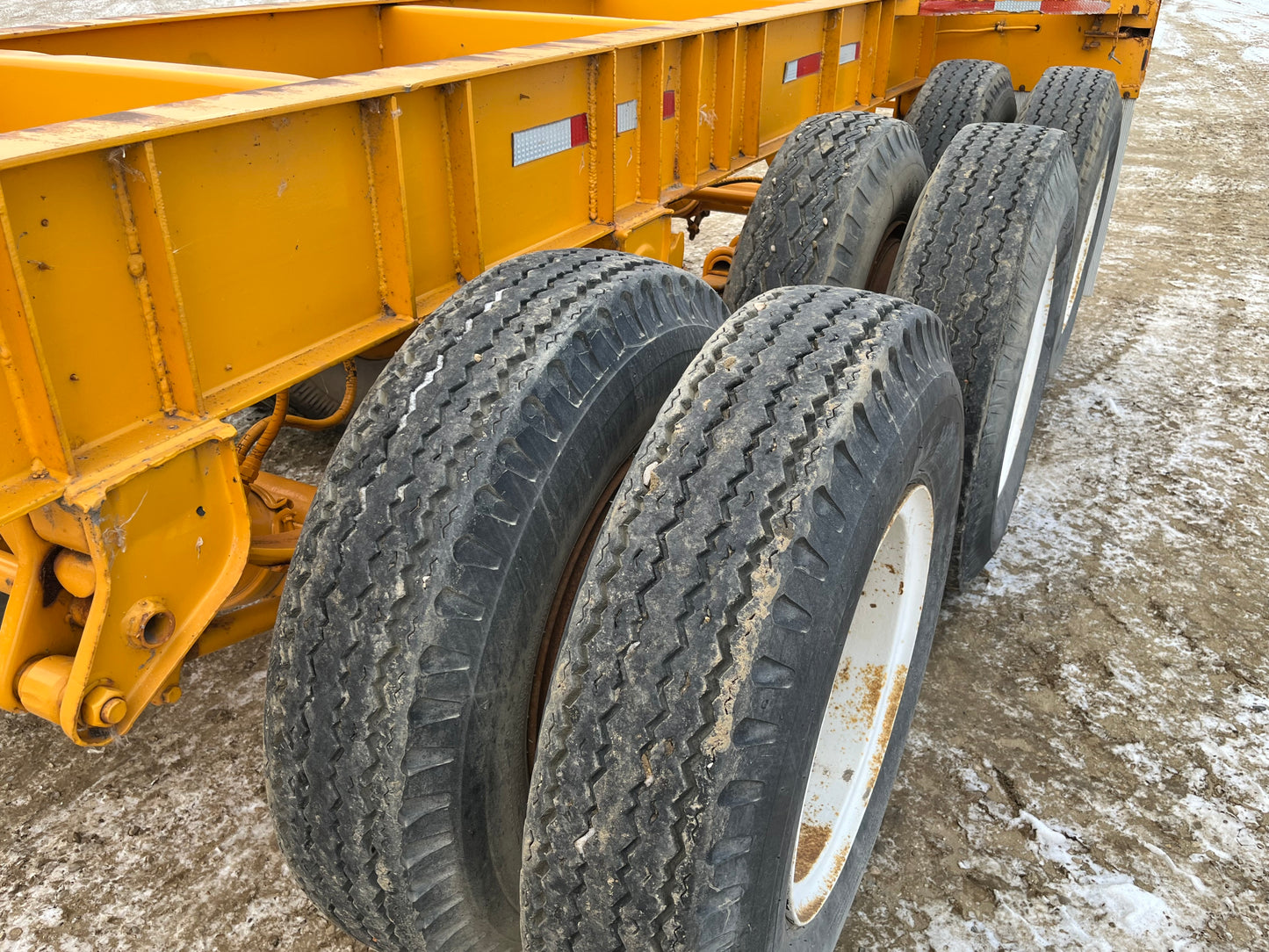 1974 Indy Mfg Container Chassis Trailer