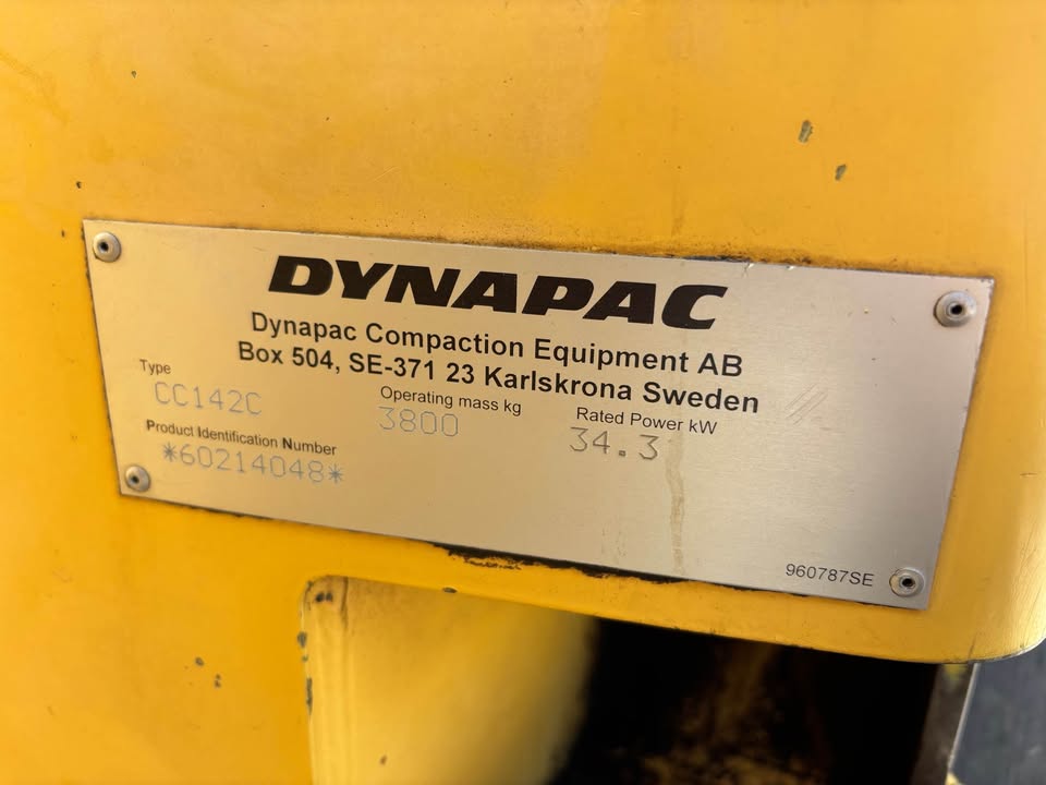 2008 Dynapac CC142C Vibratory Roller