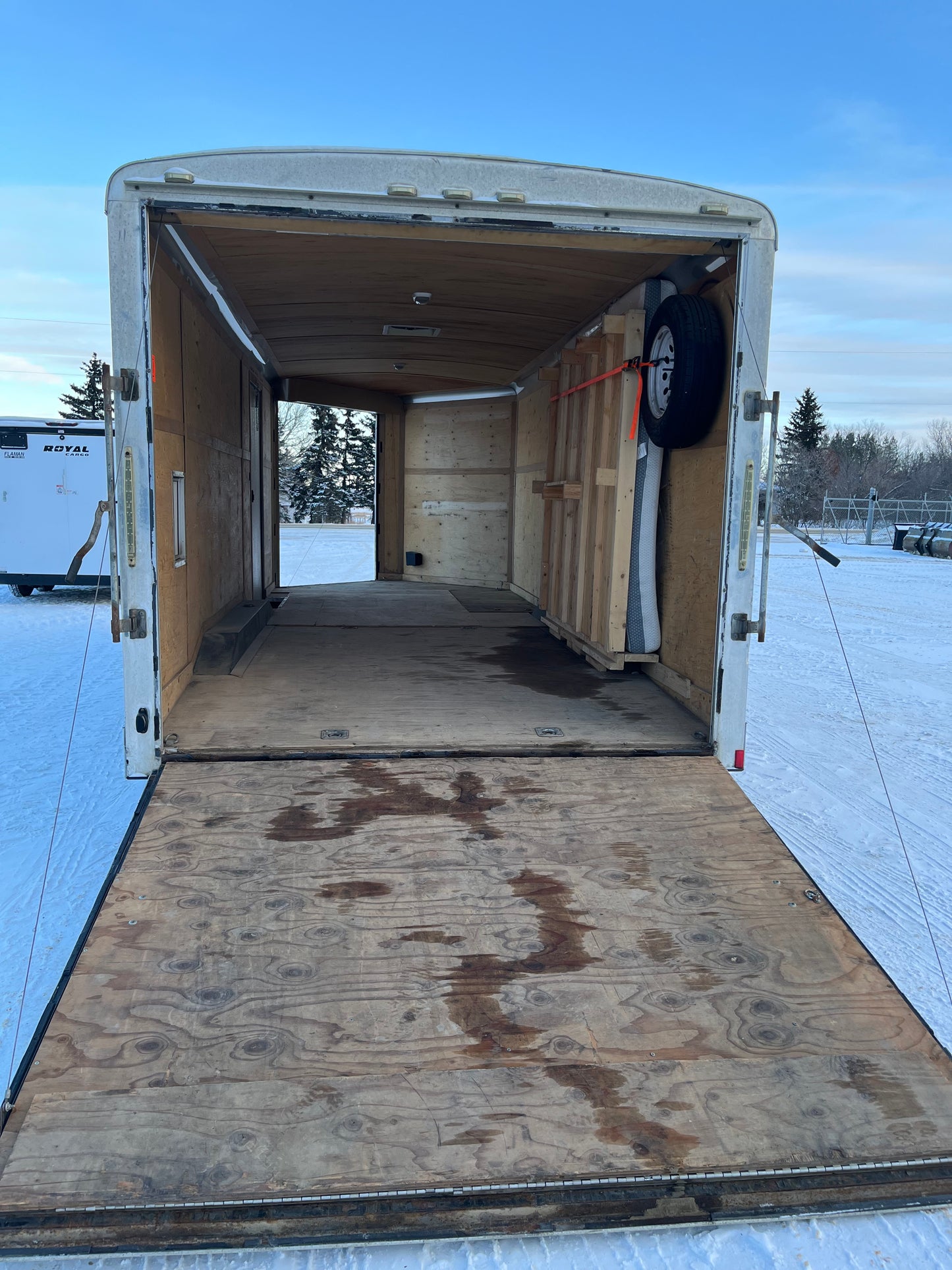 2013 Forest River T/A Enclosed Sled Trailer 24 FT