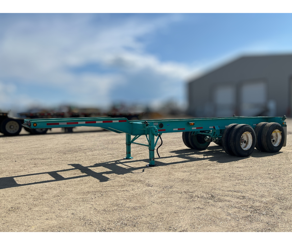 2001 Raja T/A Container Chassis Trailer 20 Ft