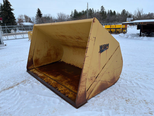 105 IN WBM 6 Yard Quick Attach Snow Bucket to fit Loader