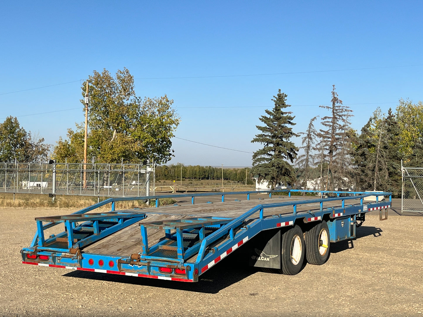 2010 Double A Tandem Tag Equipment Trailer