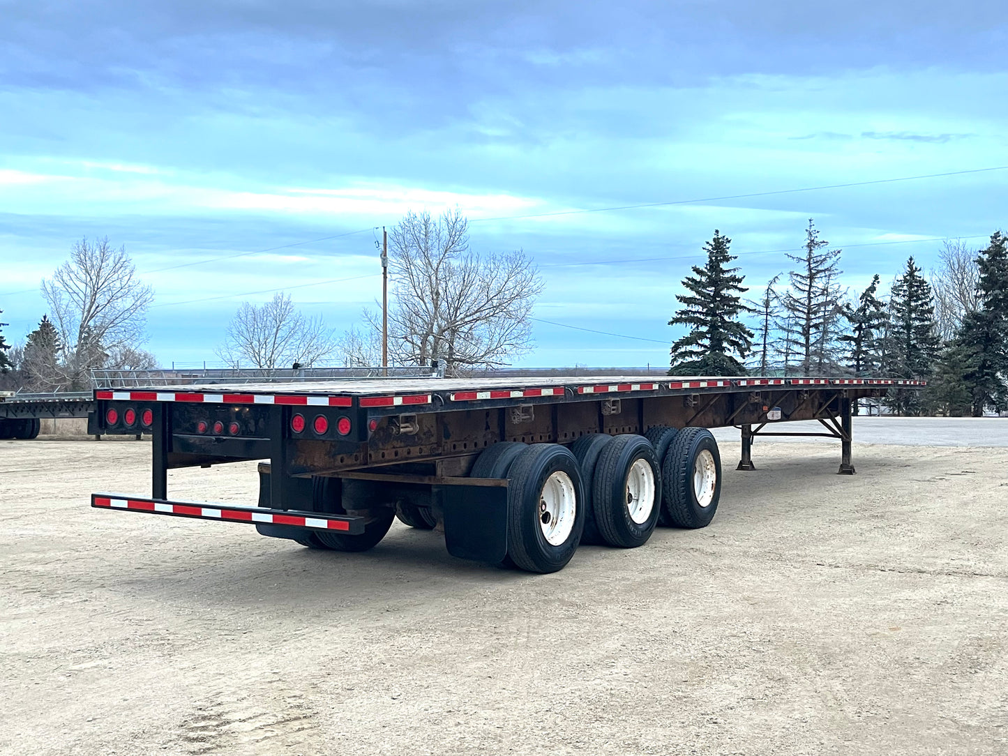 2013 Clark 53 FT Tri/A Flat Deck Trailer