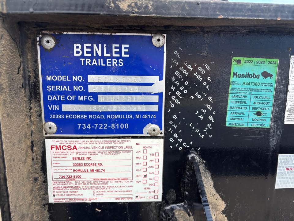 2018 Benlee Roll-Off Trailer