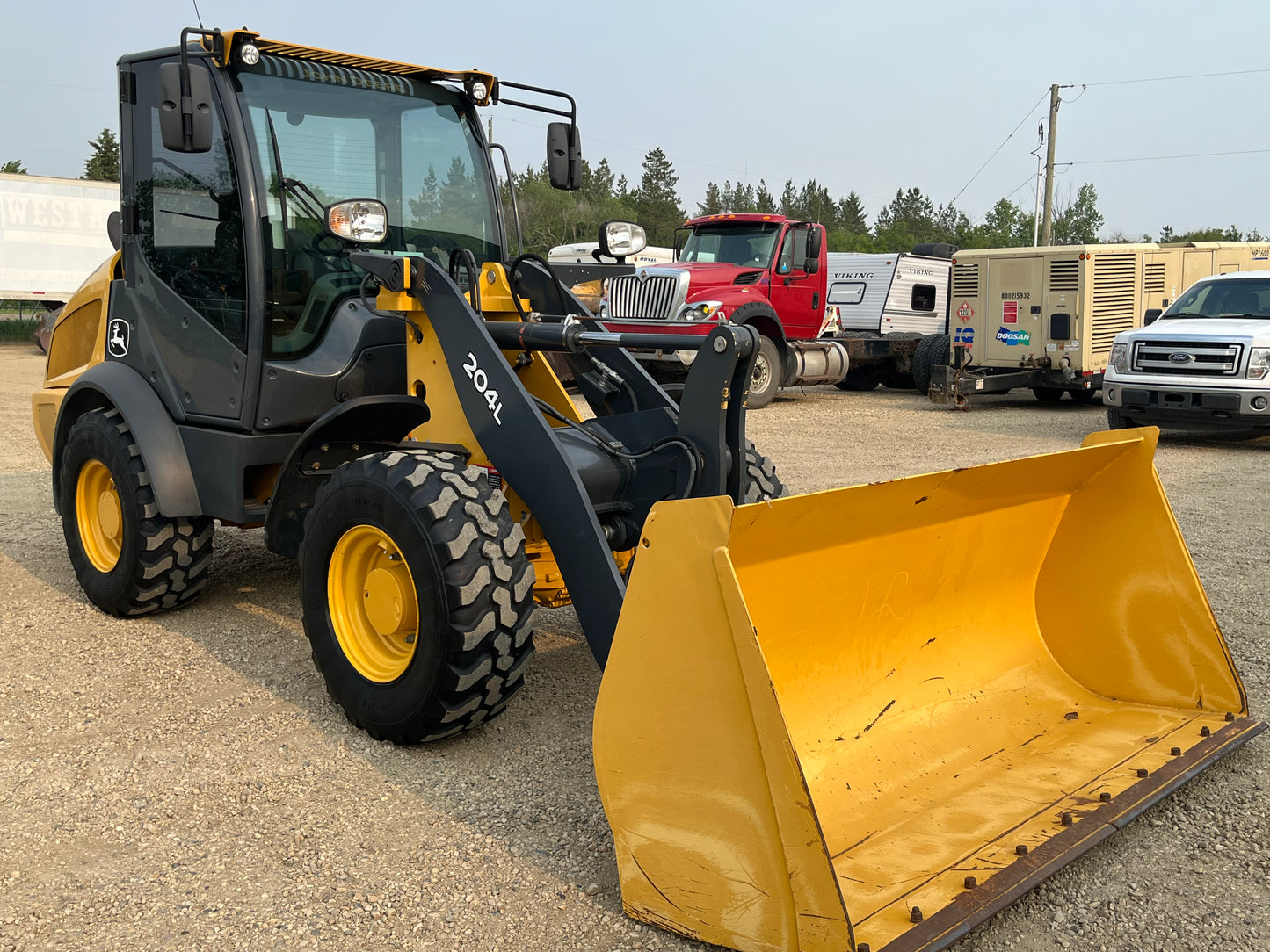 2019 John Deere 204L Compact Wheel Loader, 447 Hours - Like New!