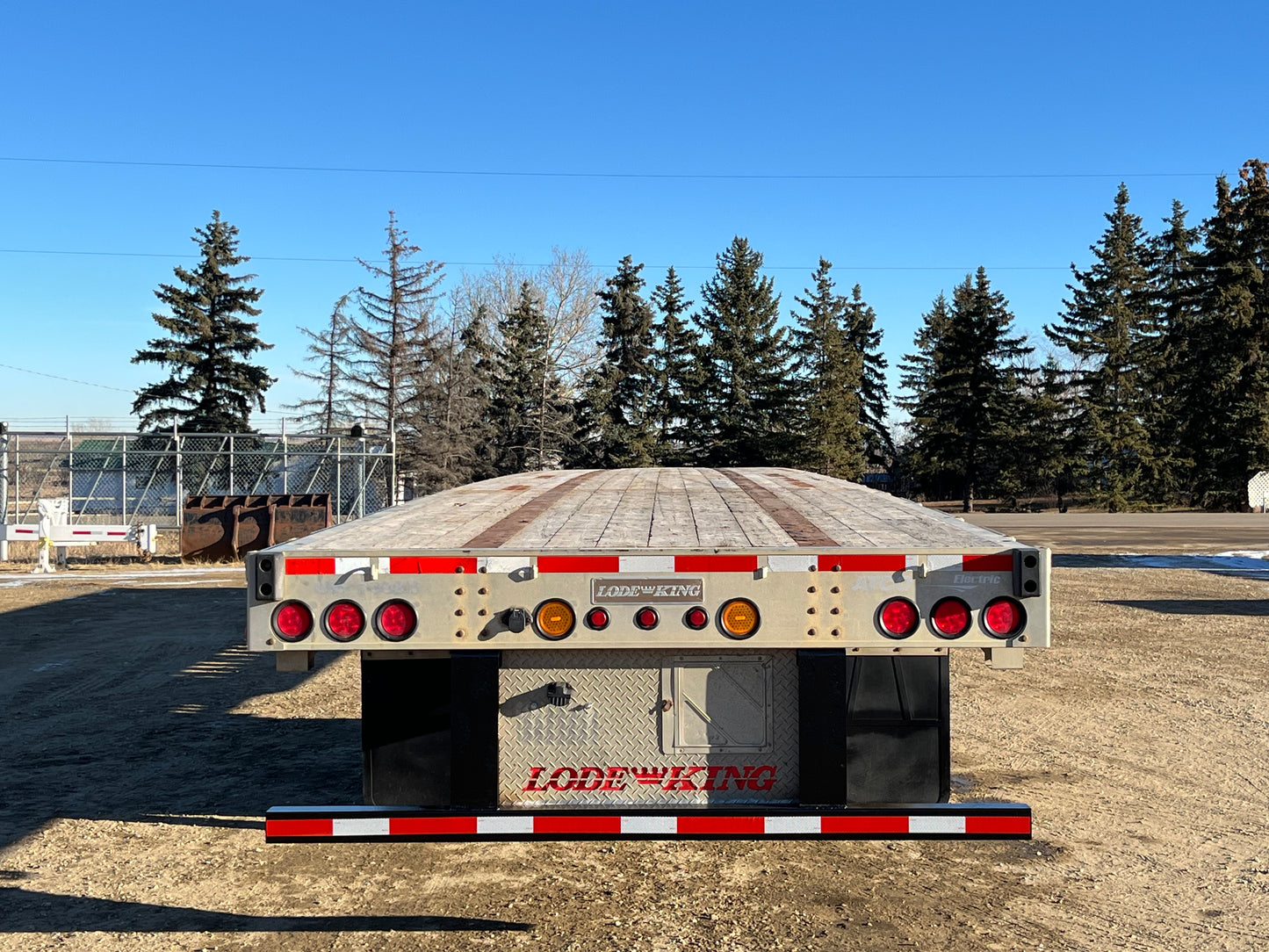 2014 Lode King 53 Ft TA Aluminum Combo Flat Deck