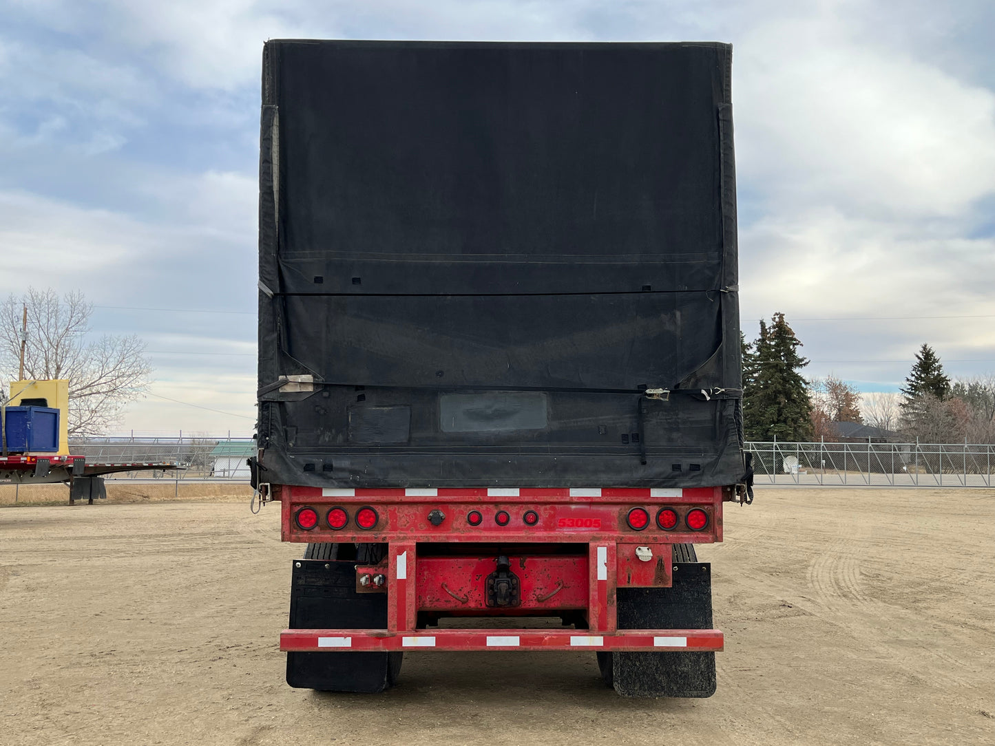 2006 Lode King Tri/A 53 FT Curtain Side Flat Deck Trailer