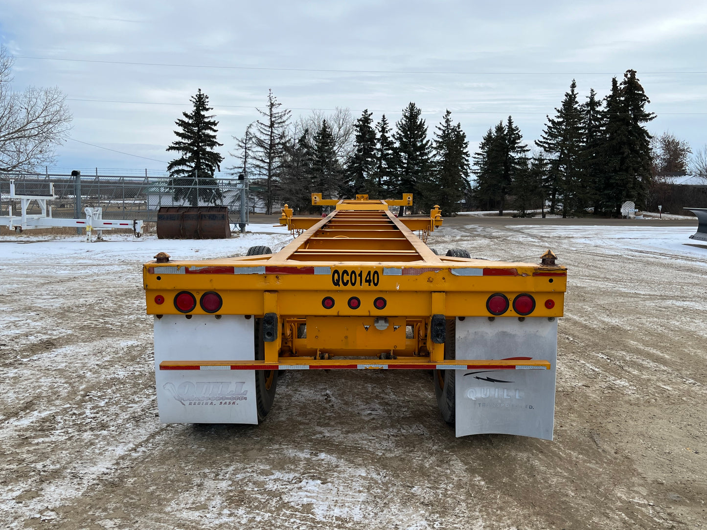 1974 Indy Mfg Container Chassis Trailer