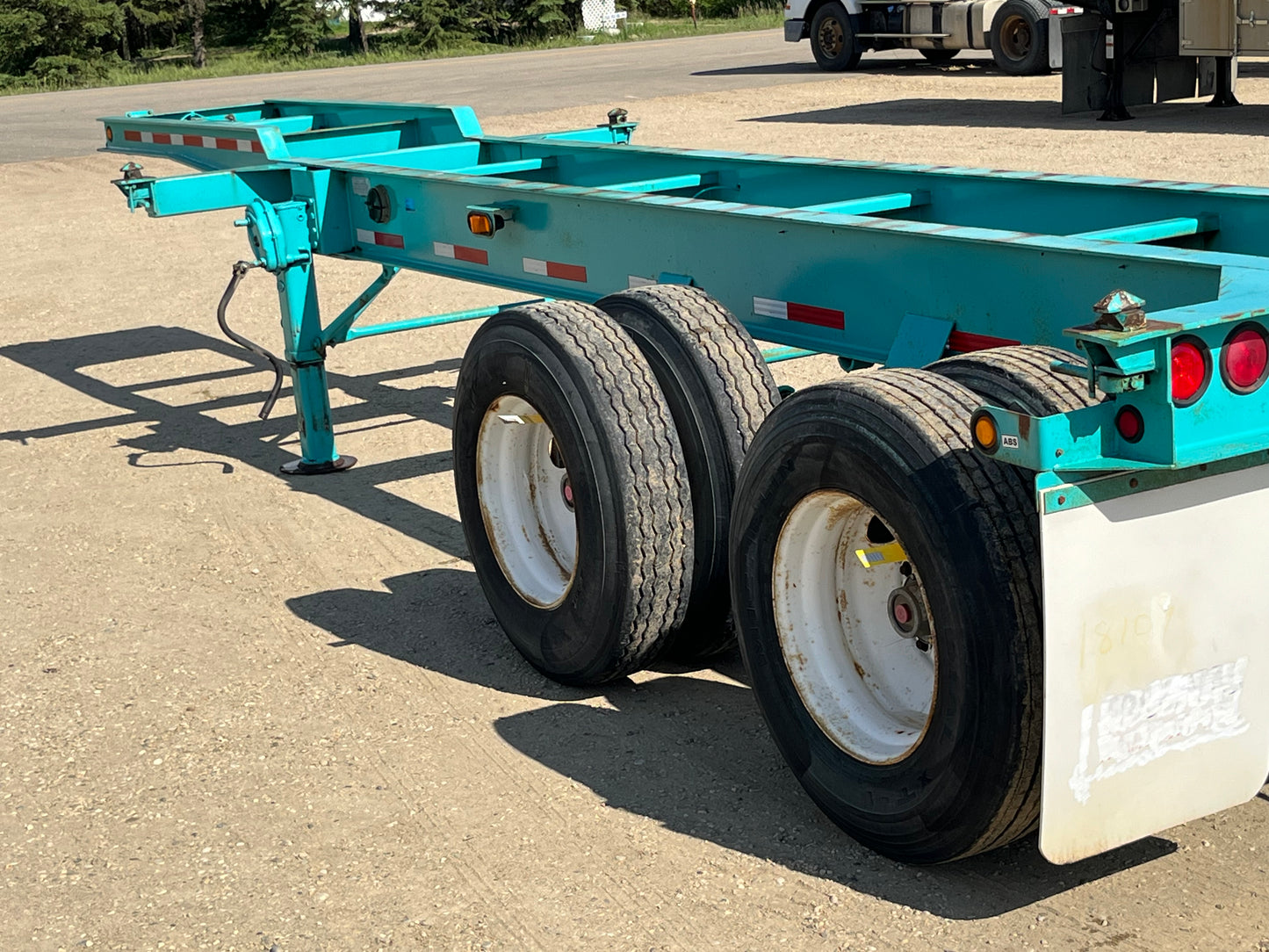 2001 Raja T/A Container Chassis Trailer 20 Ft