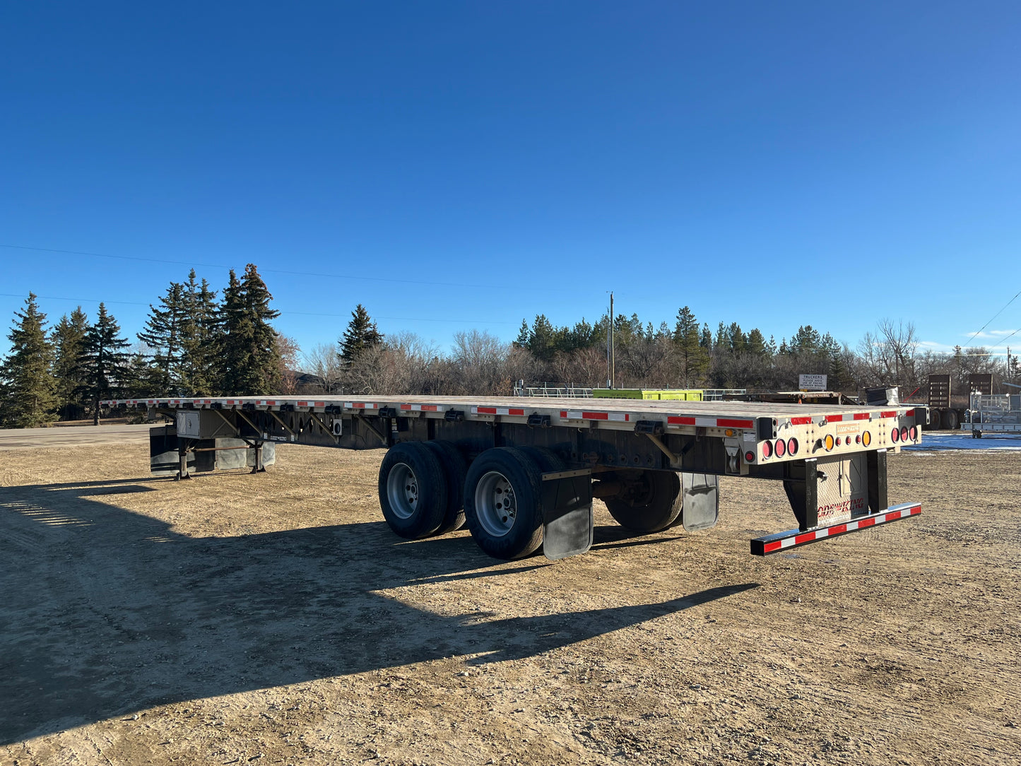 2014 Lode King 53 Ft TA Aluminum Combo Flat Deck