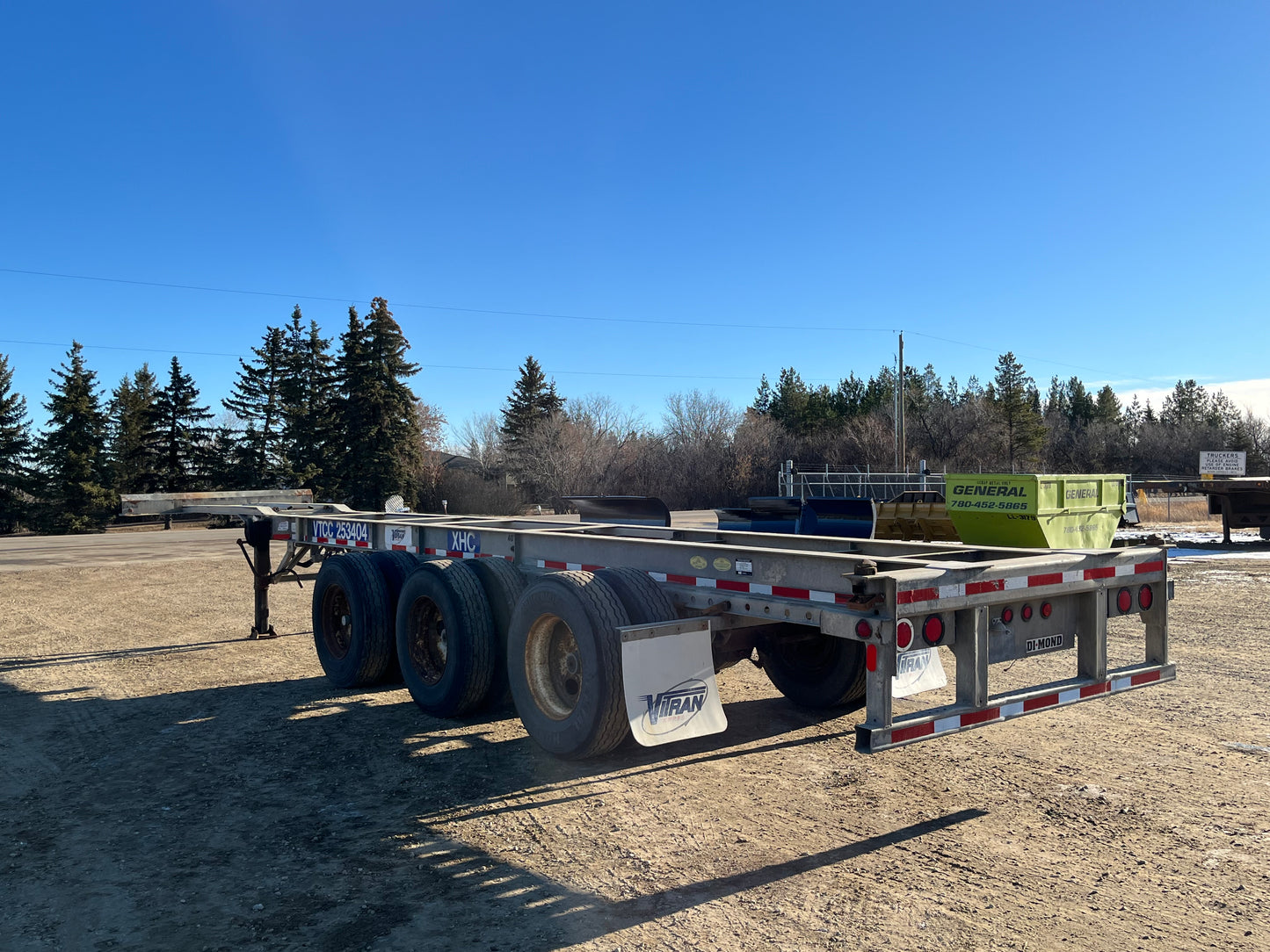 2008 Di Mond 53 FT Galvanized Container Chassis (Extendable)