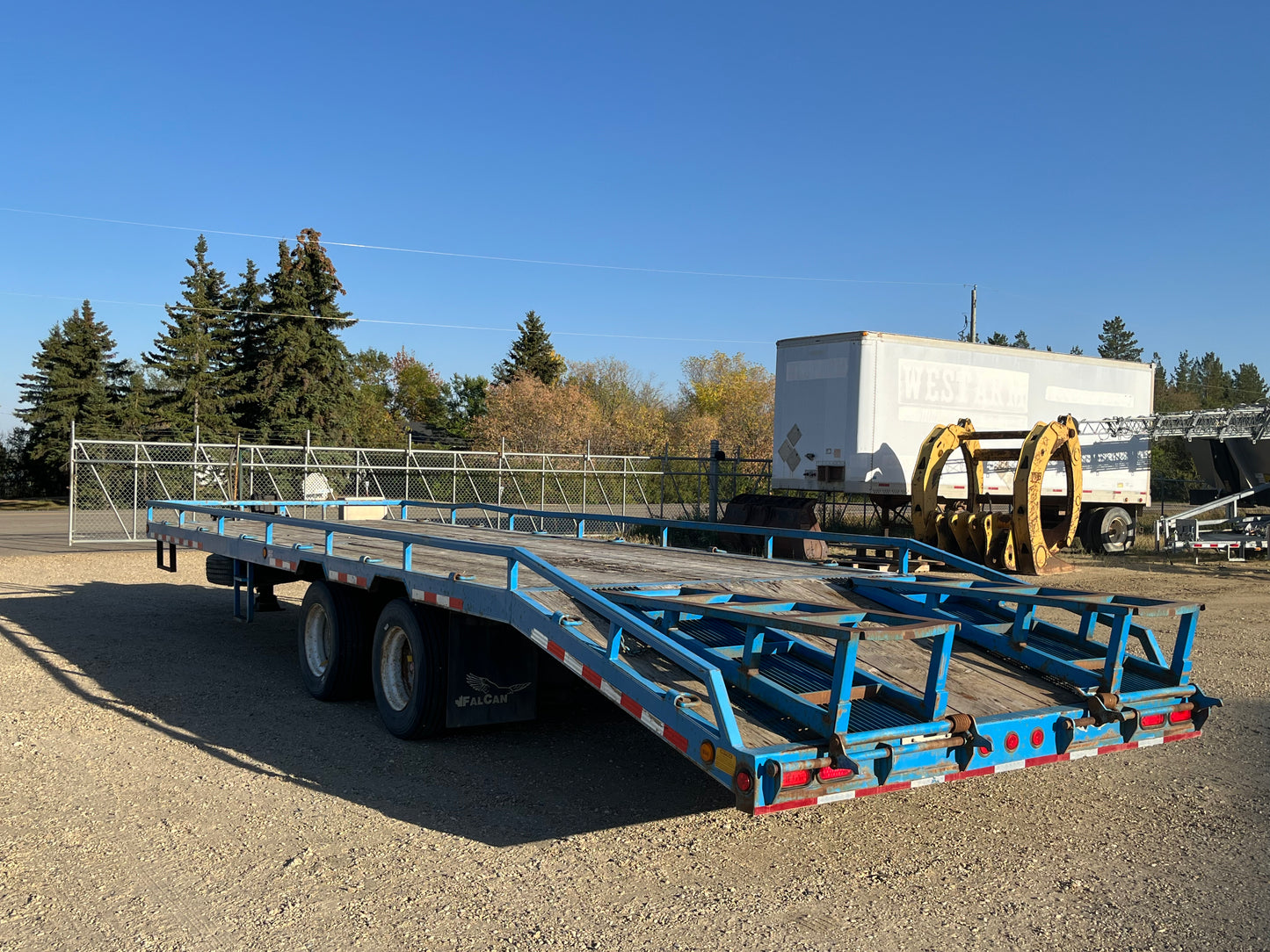 2010 Double A Tandem Tag Equipment Trailer