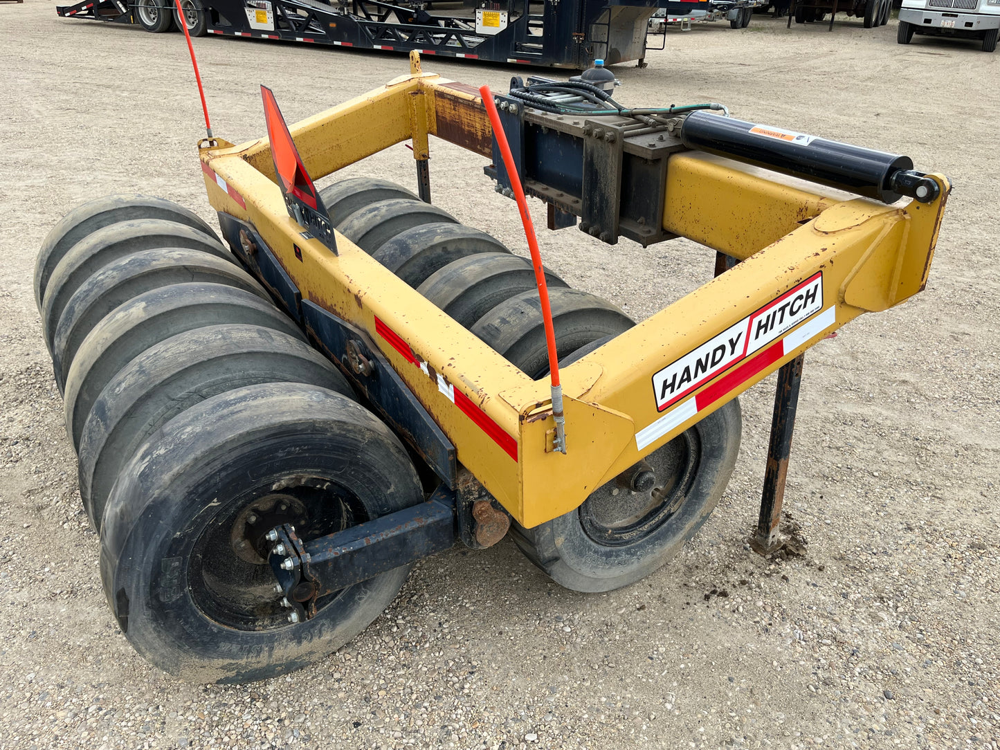 Handy Hitch Wobble Wheel Pull Behind Compactor