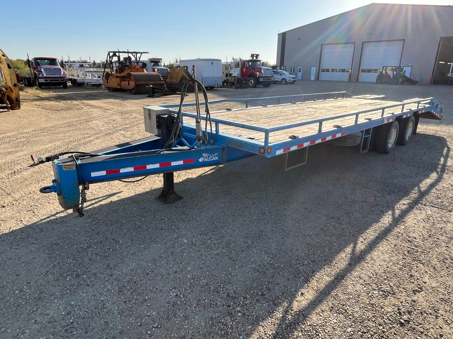 2010 Double A Tandem Tag Equipment Trailer