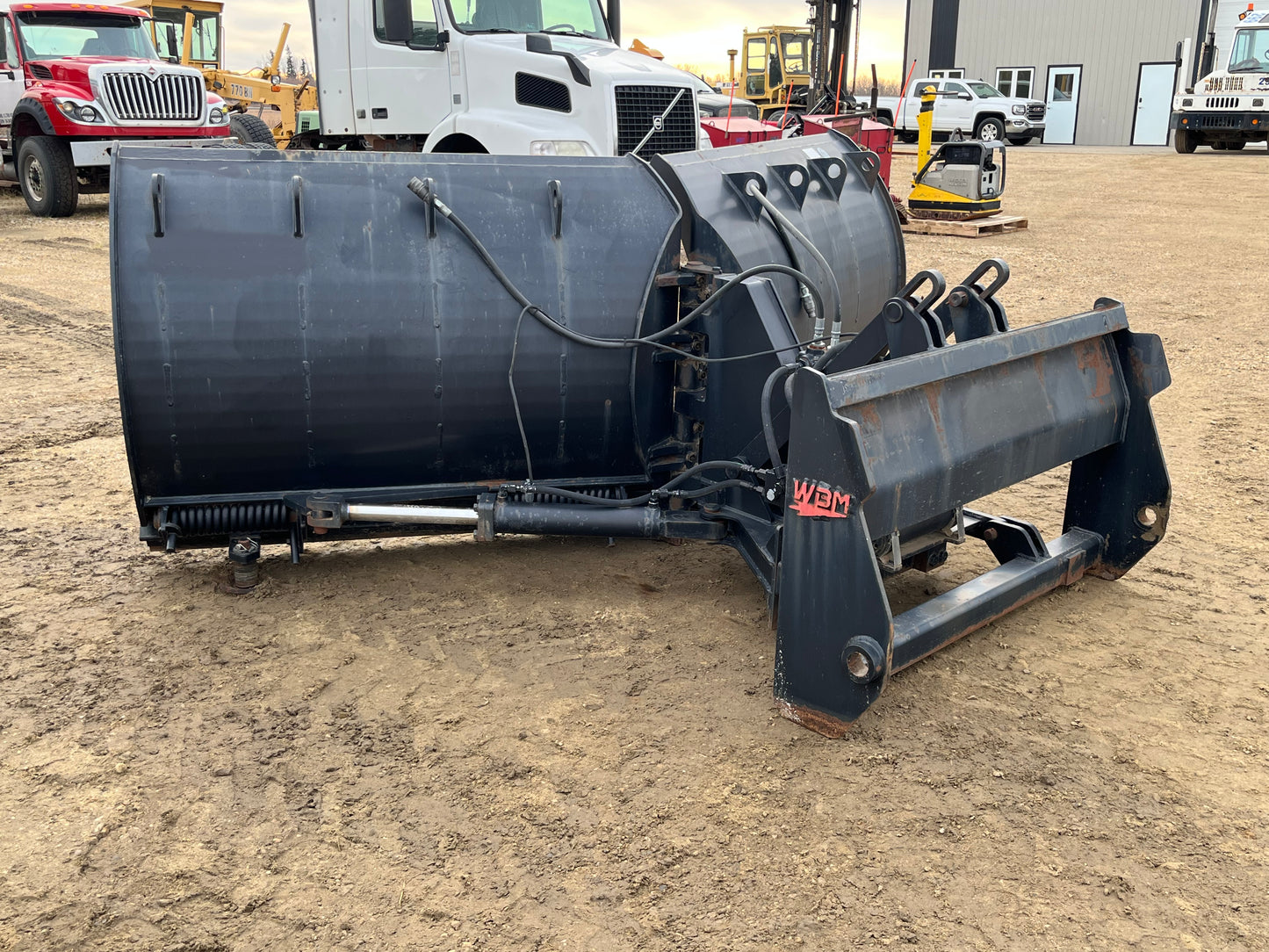 132 IN WBM Hydraulic V Snow Plow To Fit Doosan DL250-3