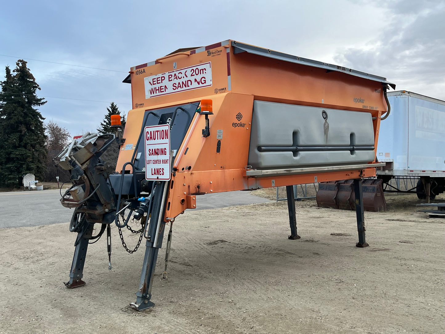 2012 Epoke Sirius Combo AST SH4900 Spreader Sander