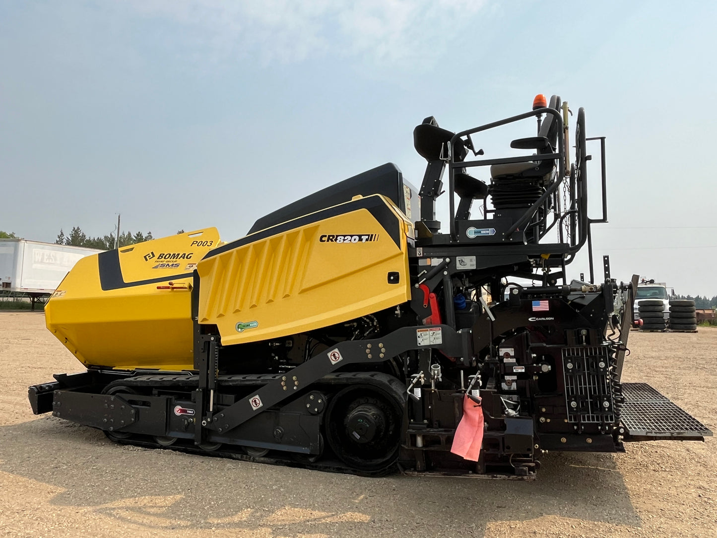 2021 Bomag CR820T Wheel Asphalt Paver 380 Hours – Superb Condition