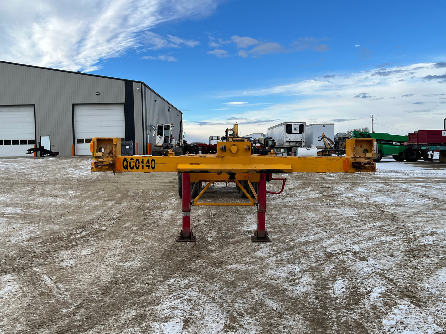 1974 Indy Mfg Container Chassis Trailer