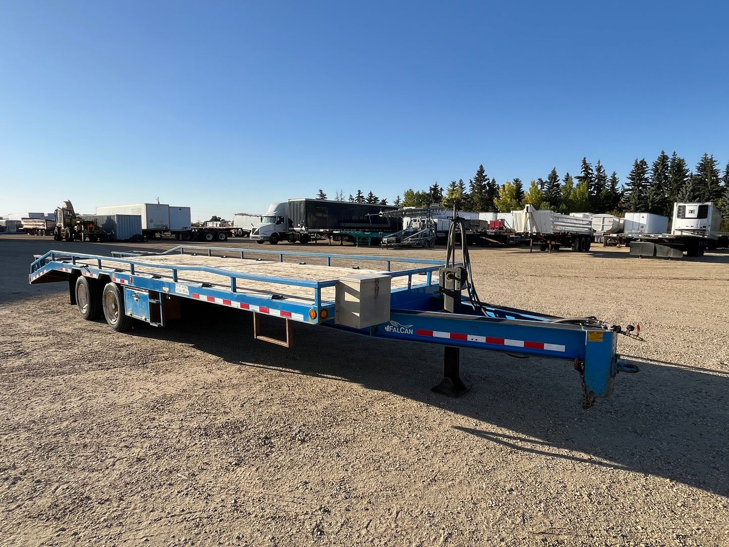 2010 Double A Tandem Tag Equipment Trailer