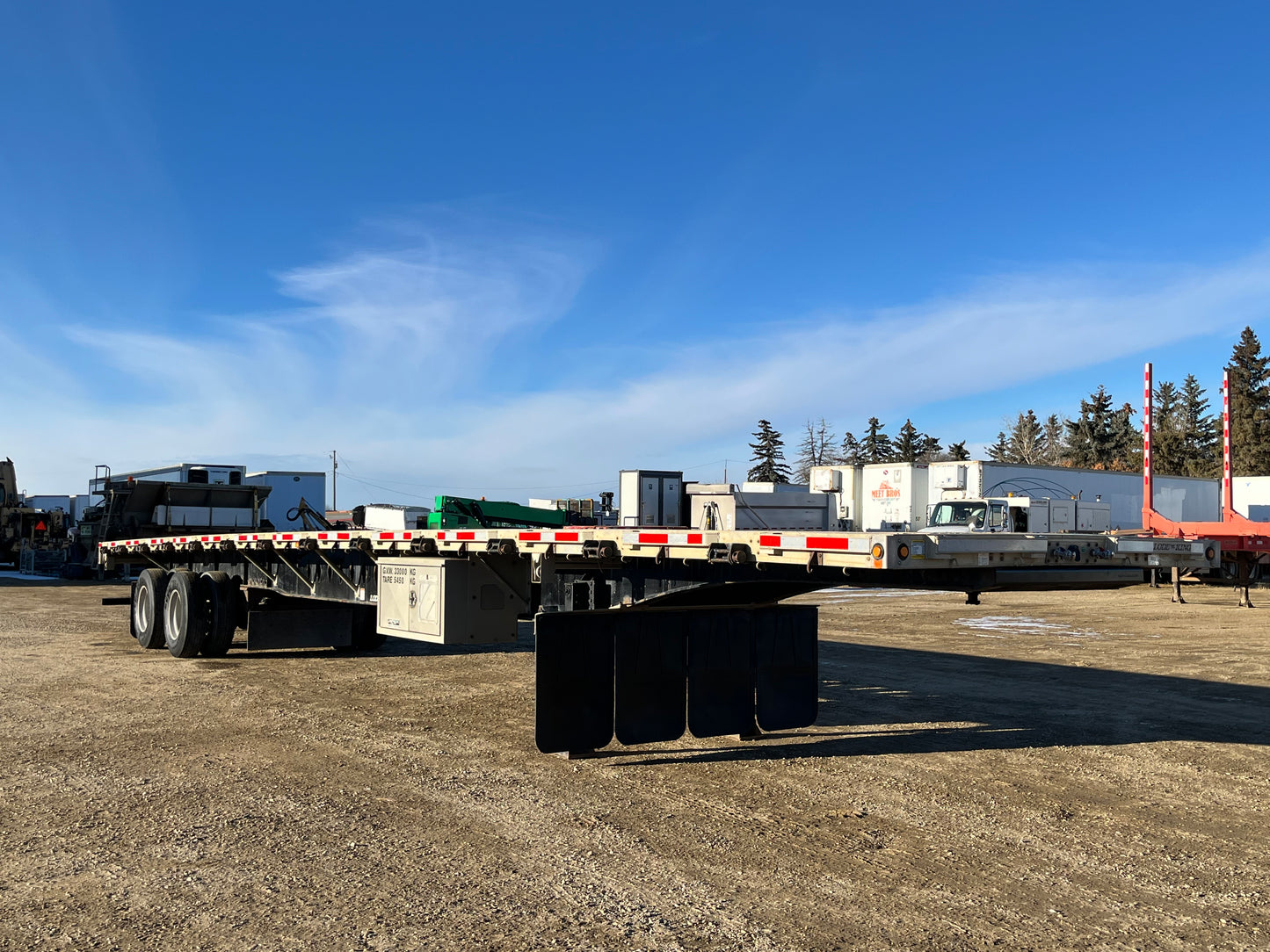 2014 Lode King 53 Ft TA Aluminum Combo Flat Deck