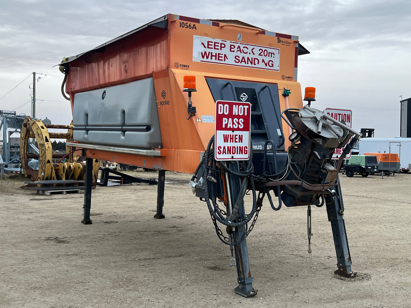 2012 Epoke Sirius Combo AST SH4900 Spreader Sander