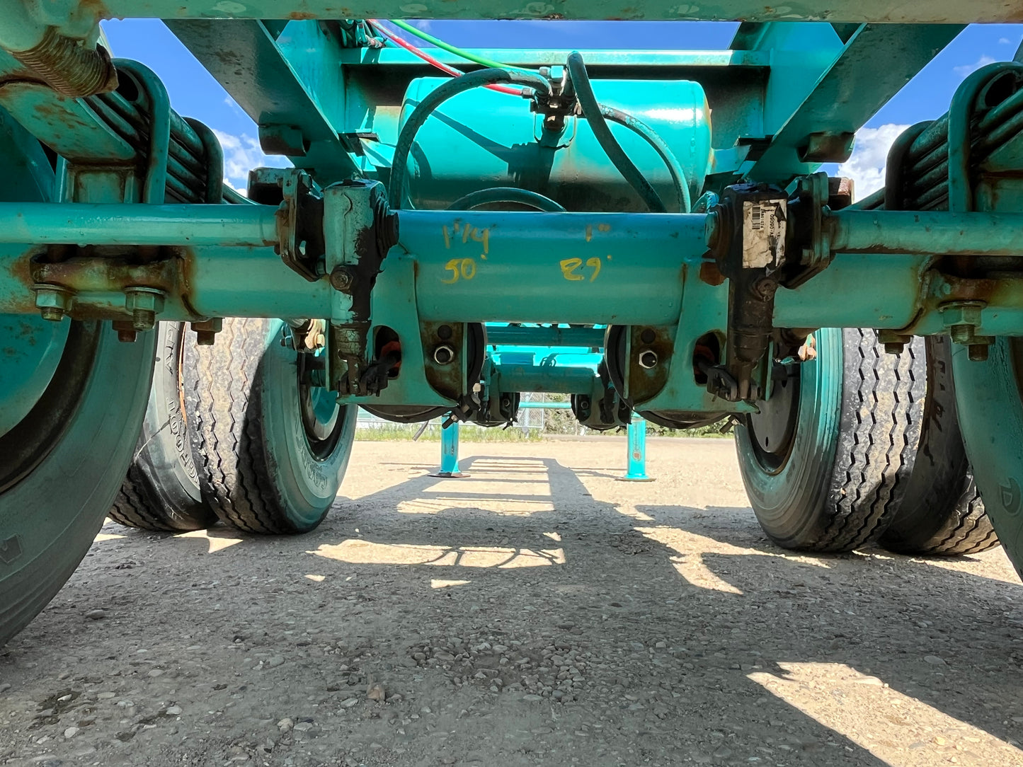 2001 Raja T/A Container Chassis Trailer 20 Ft