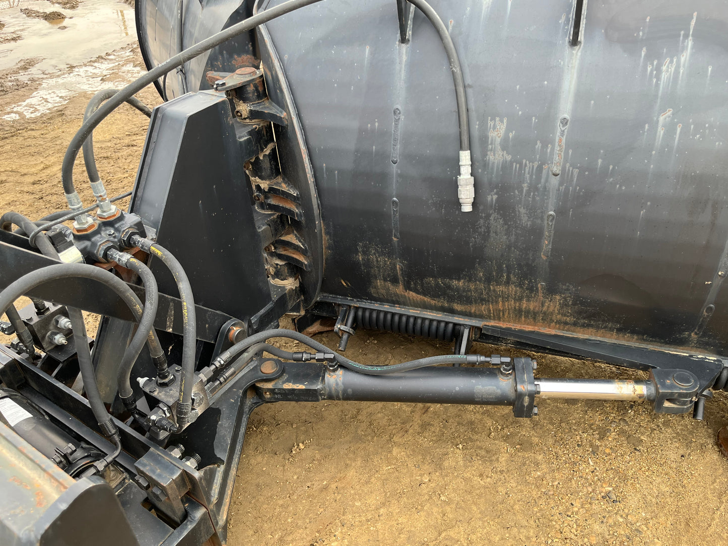 132 IN WBM Hydraulic V Snow Plow To Fit Doosan DL250-3