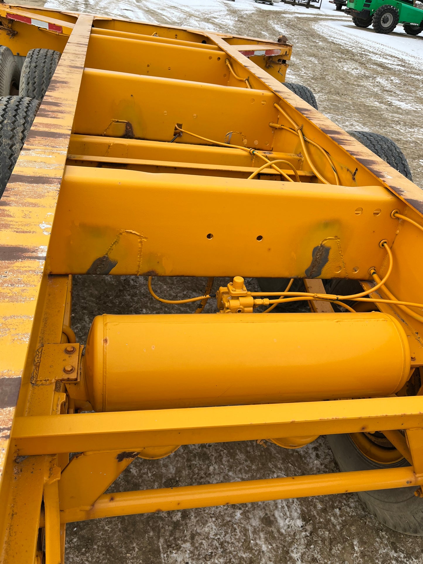 1974 Indy Mfg Container Chassis Trailer