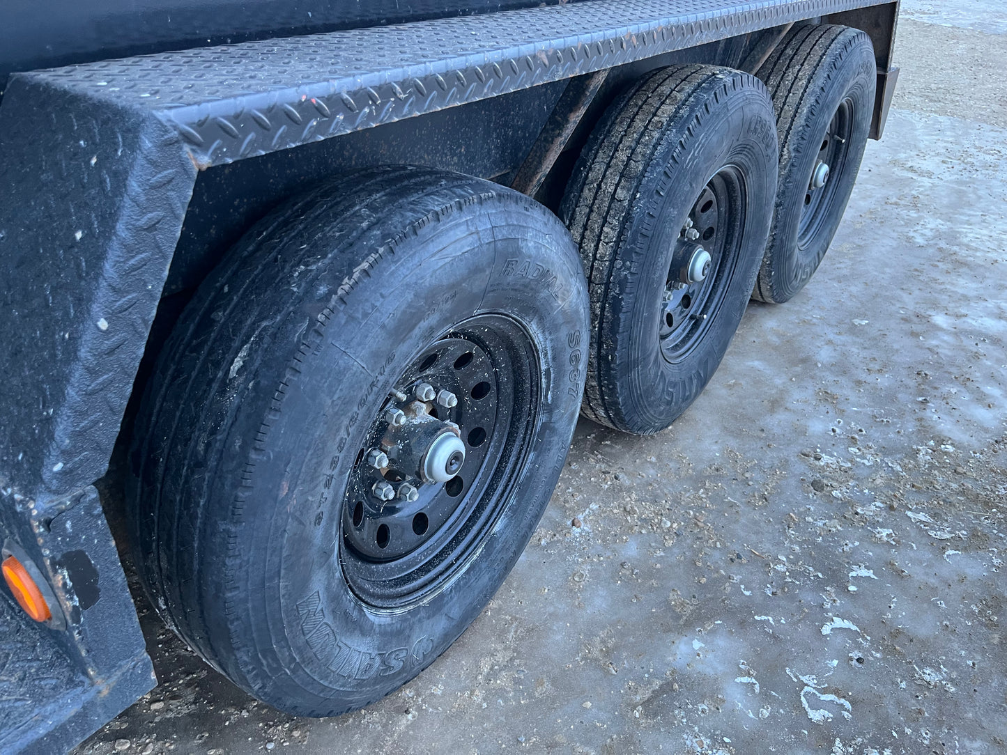 2022 Trailtech Gooseneck Tri/A 16 FT Dump Trailer