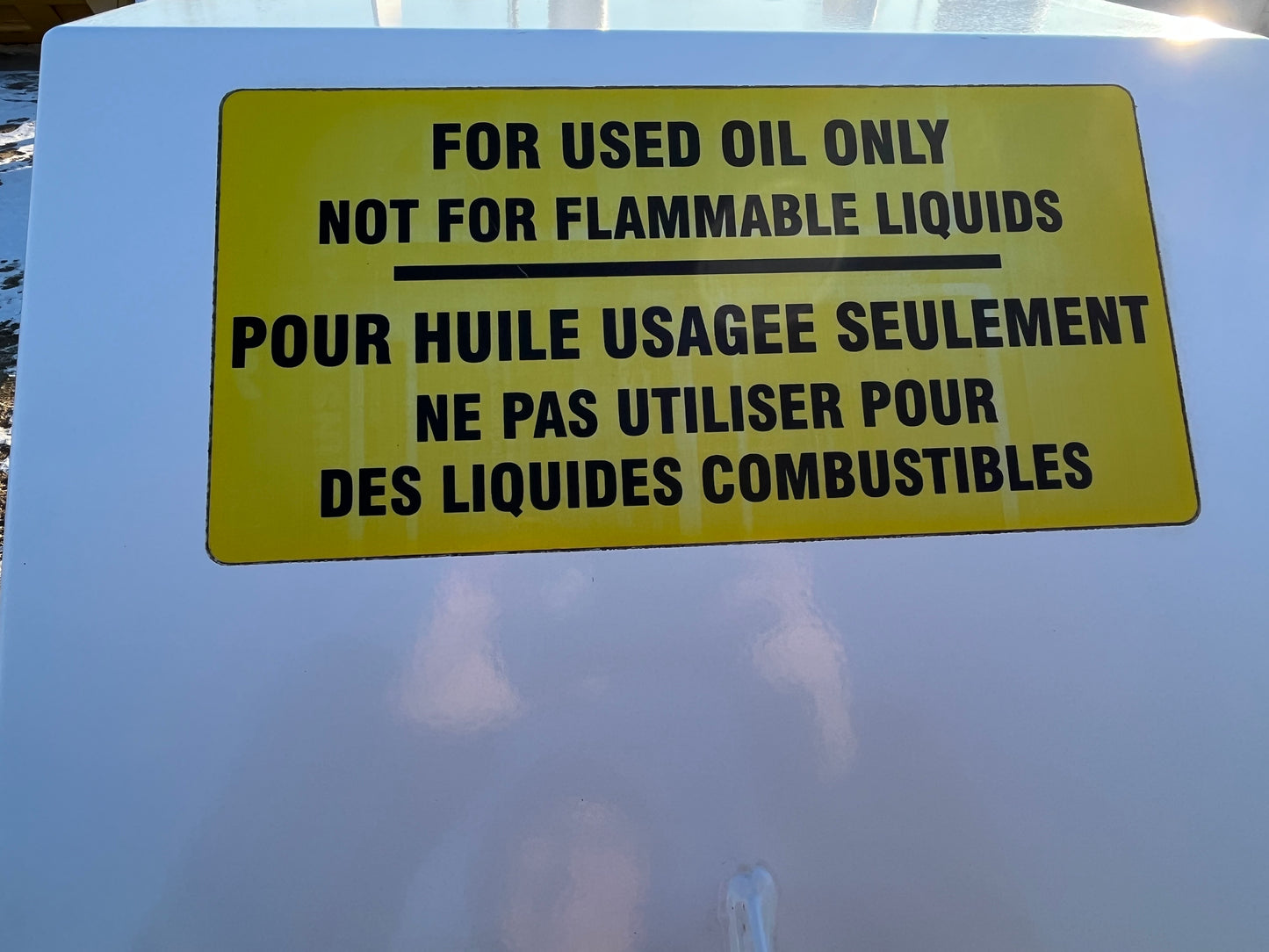 2021 Foremost Waste Oil Tank