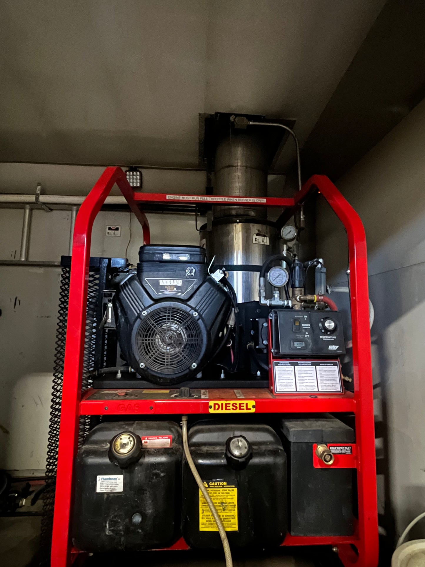 2018 Hotsy Pressure Washer Trailer - Low Hours