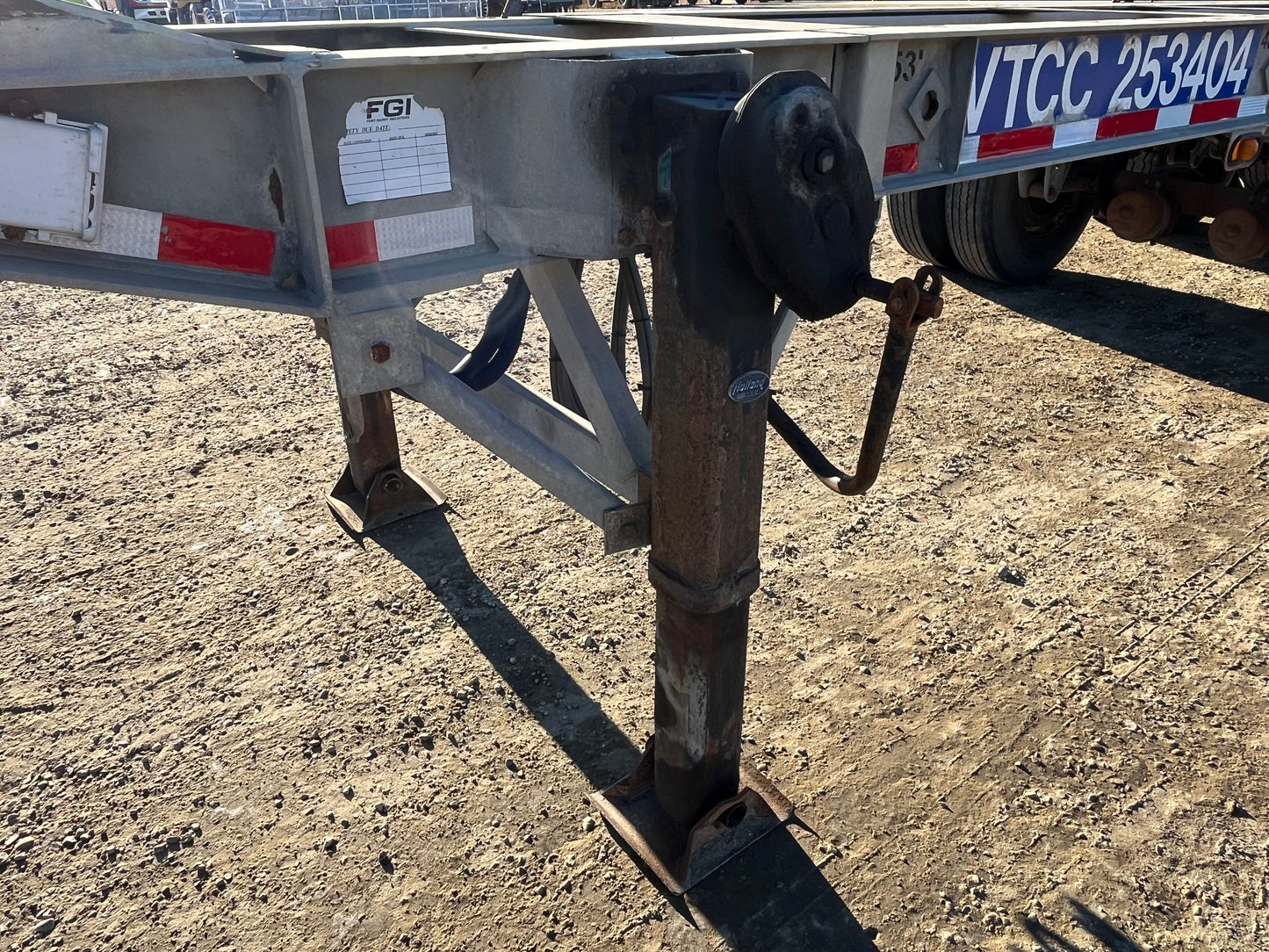 2008 Di Mond 53 FT Galvanized Container Chassis (Extendable)