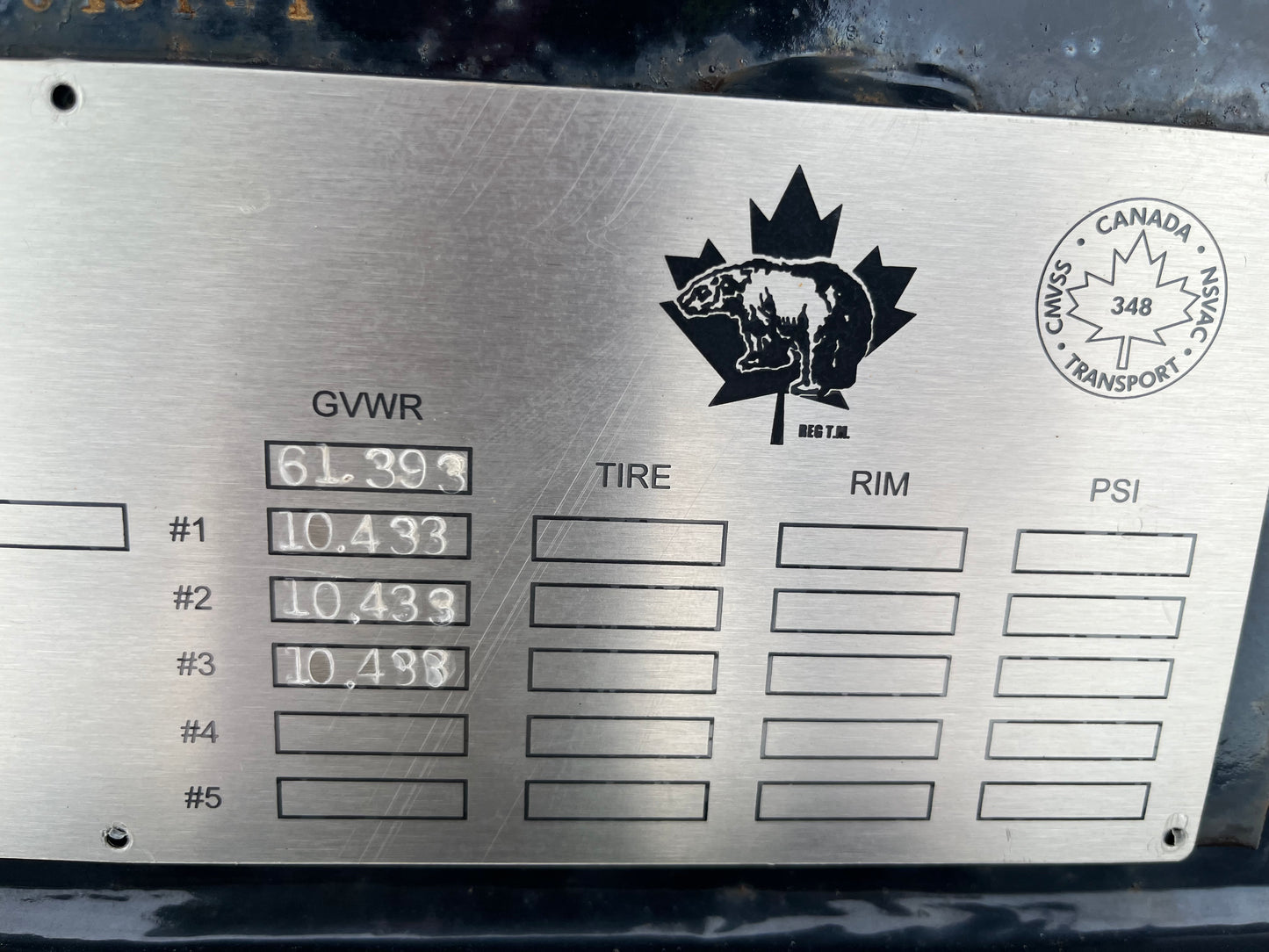 2026 Arctic Tri/A Log Trailer (Unused)