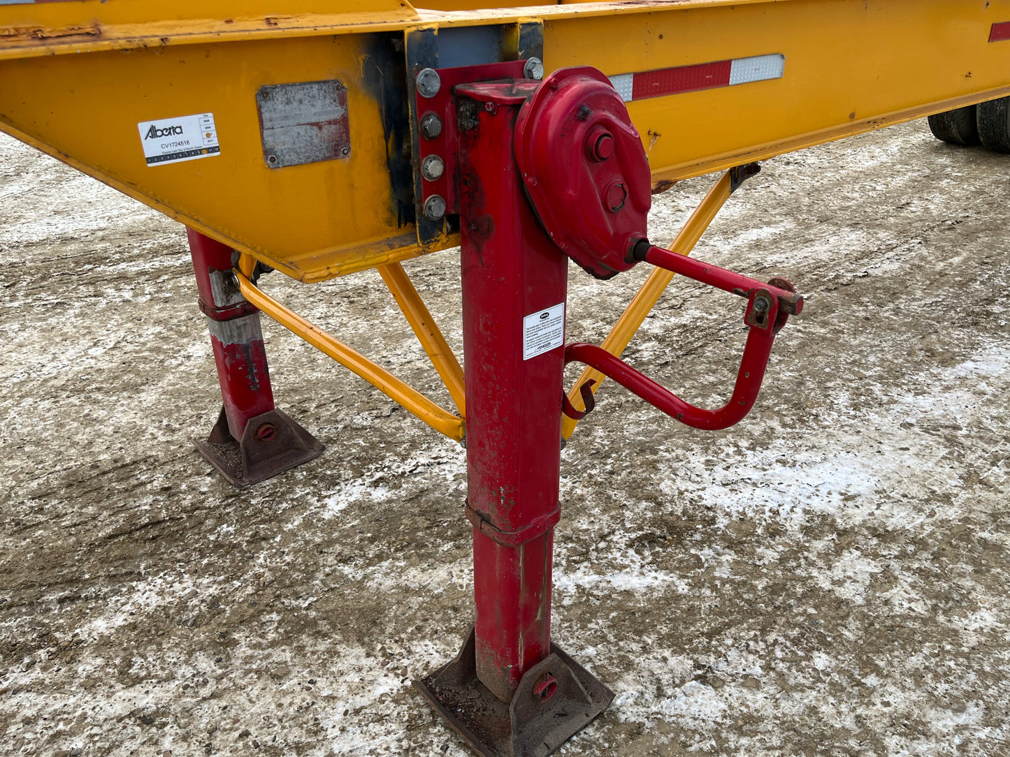 1974 Indy Mfg Container Chassis Trailer