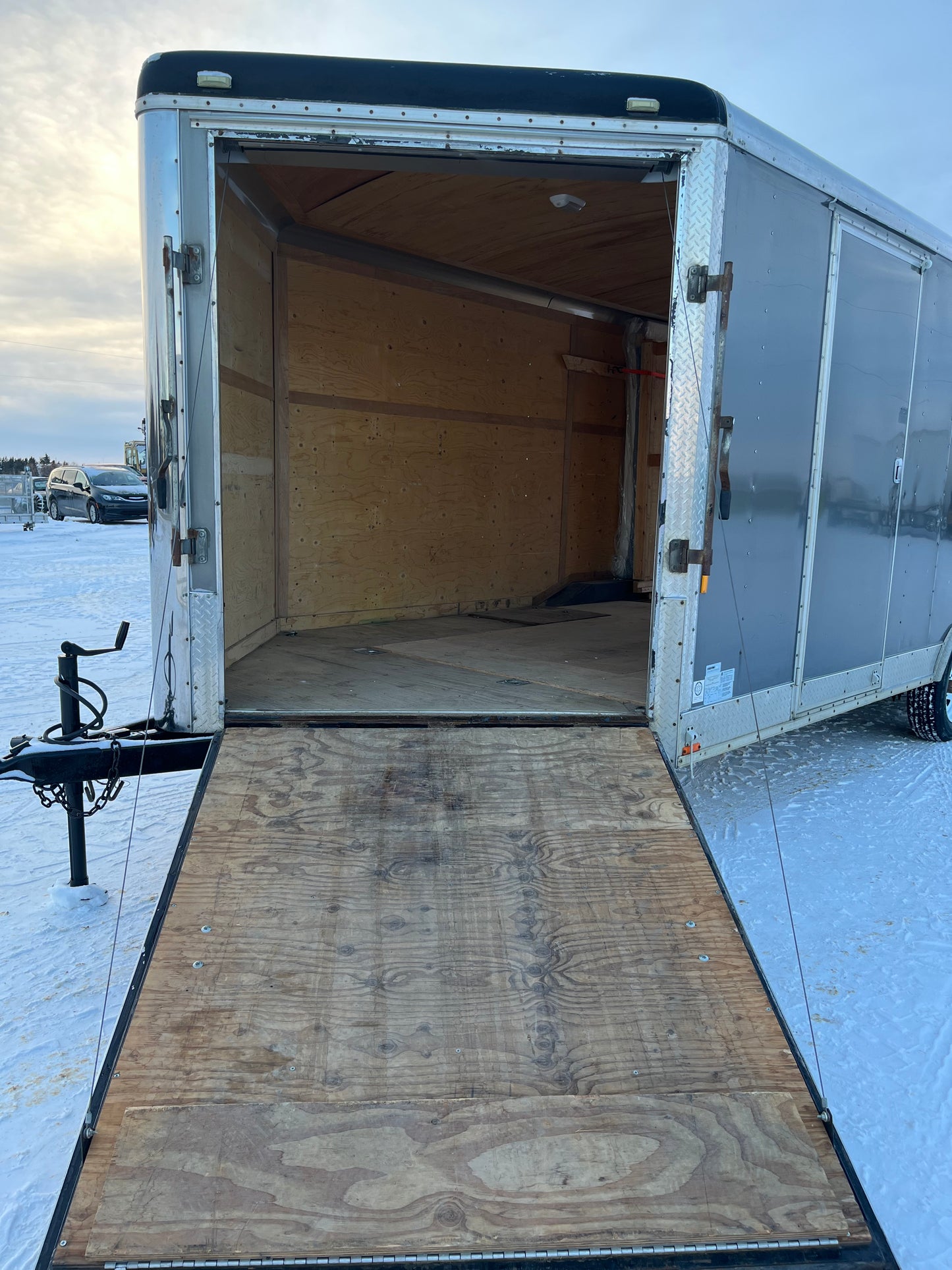 2013 Forest River T/A Enclosed Sled Trailer 24 FT