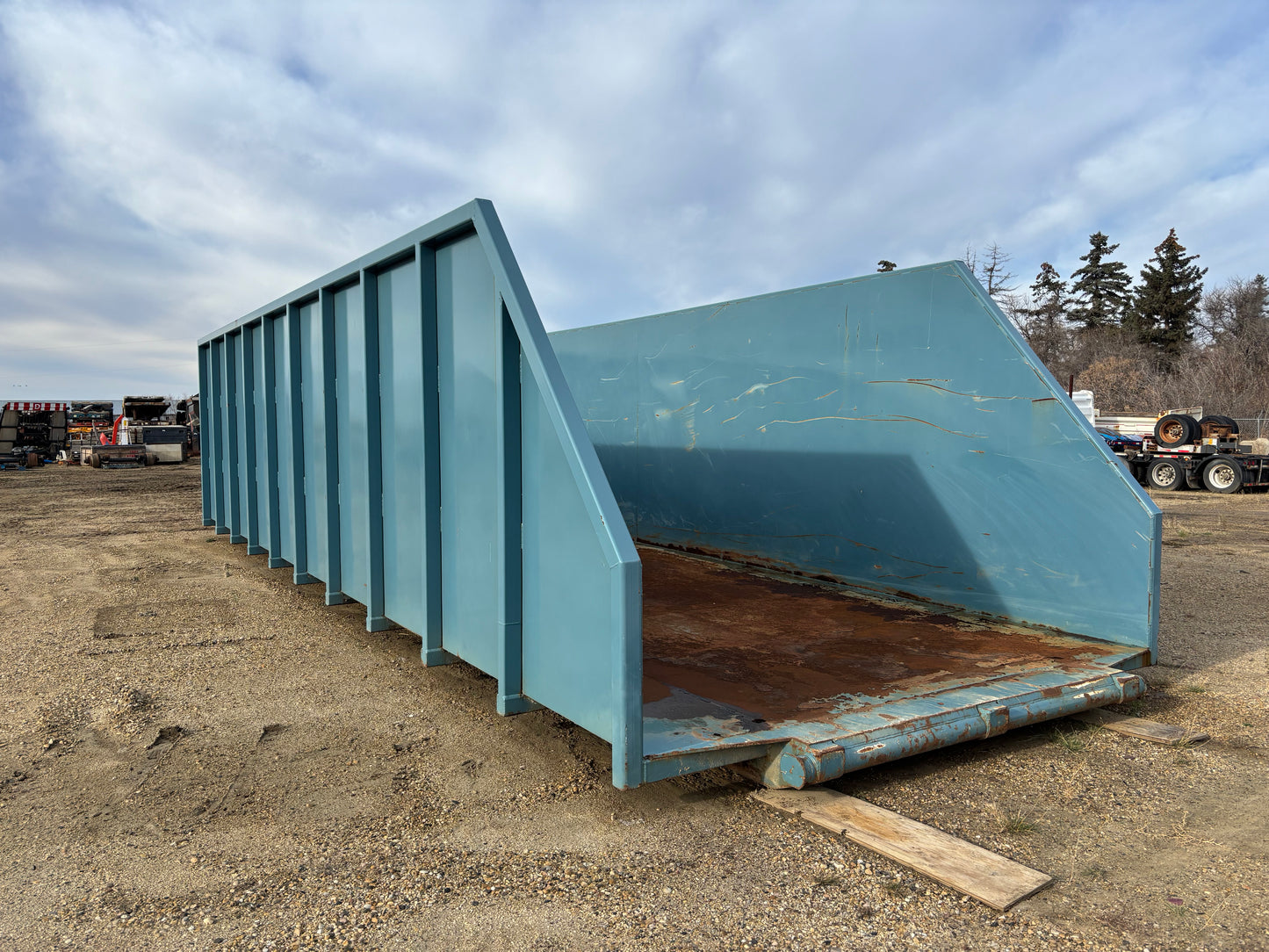 High Side Shale Bin 40 Ft Long