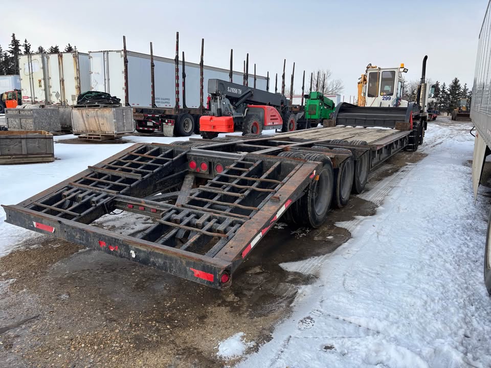 Lowboy Trailer 9 wide Needs Welding
