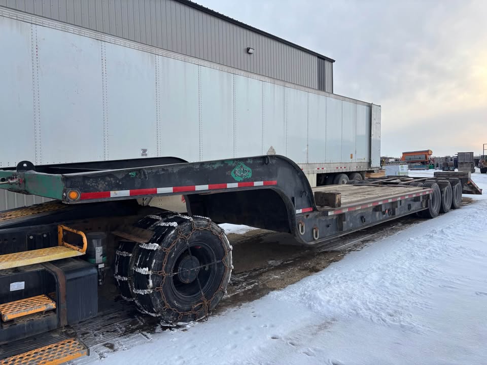 Lowboy Trailer 9 wide Needs Welding