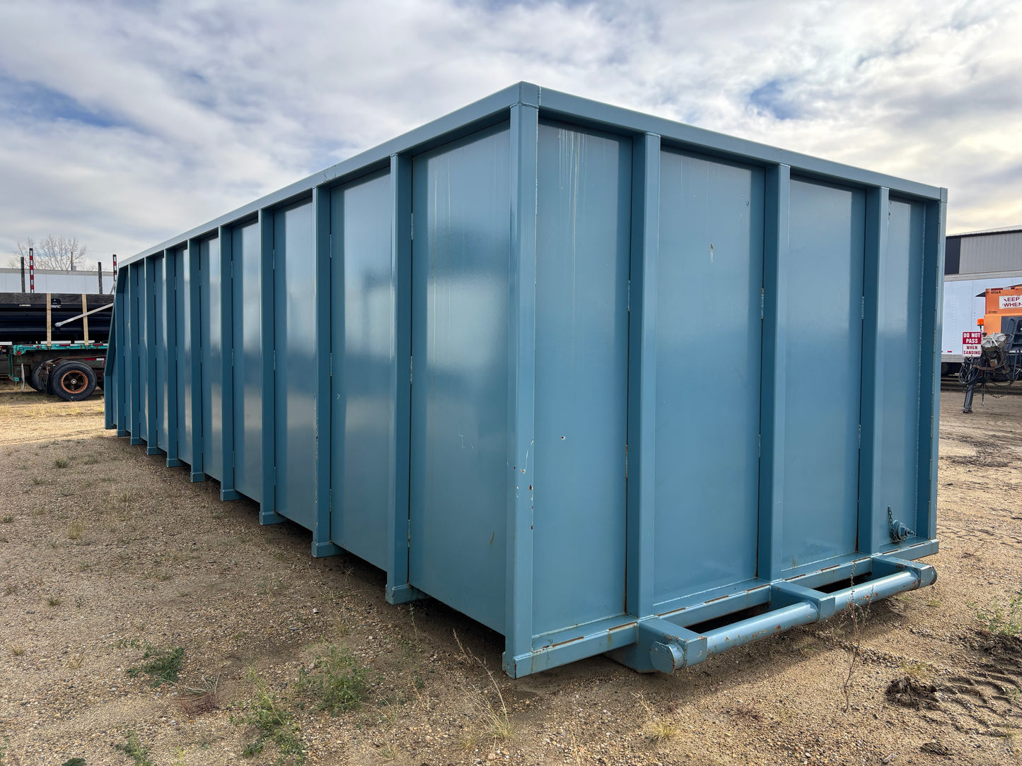 High Side Shale Bin 40 Ft Long
