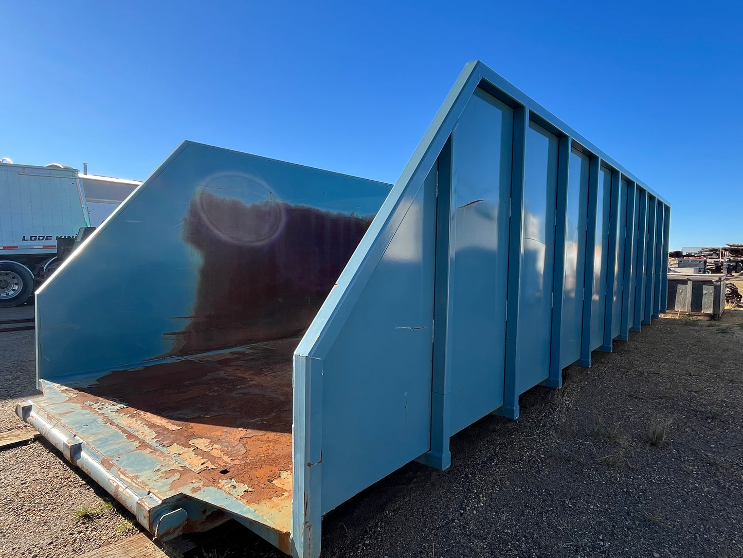 High Side Shale Bin 40 Ft Long